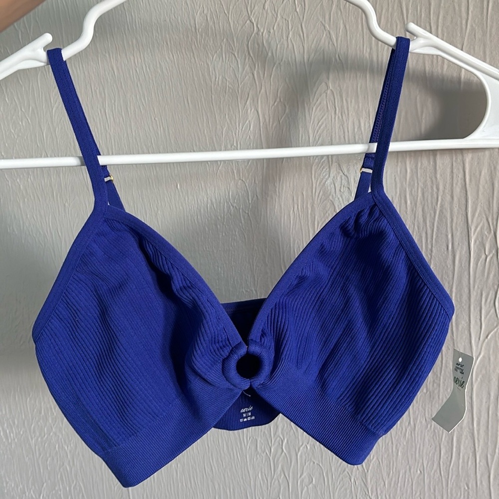 Aerie blue sports bra